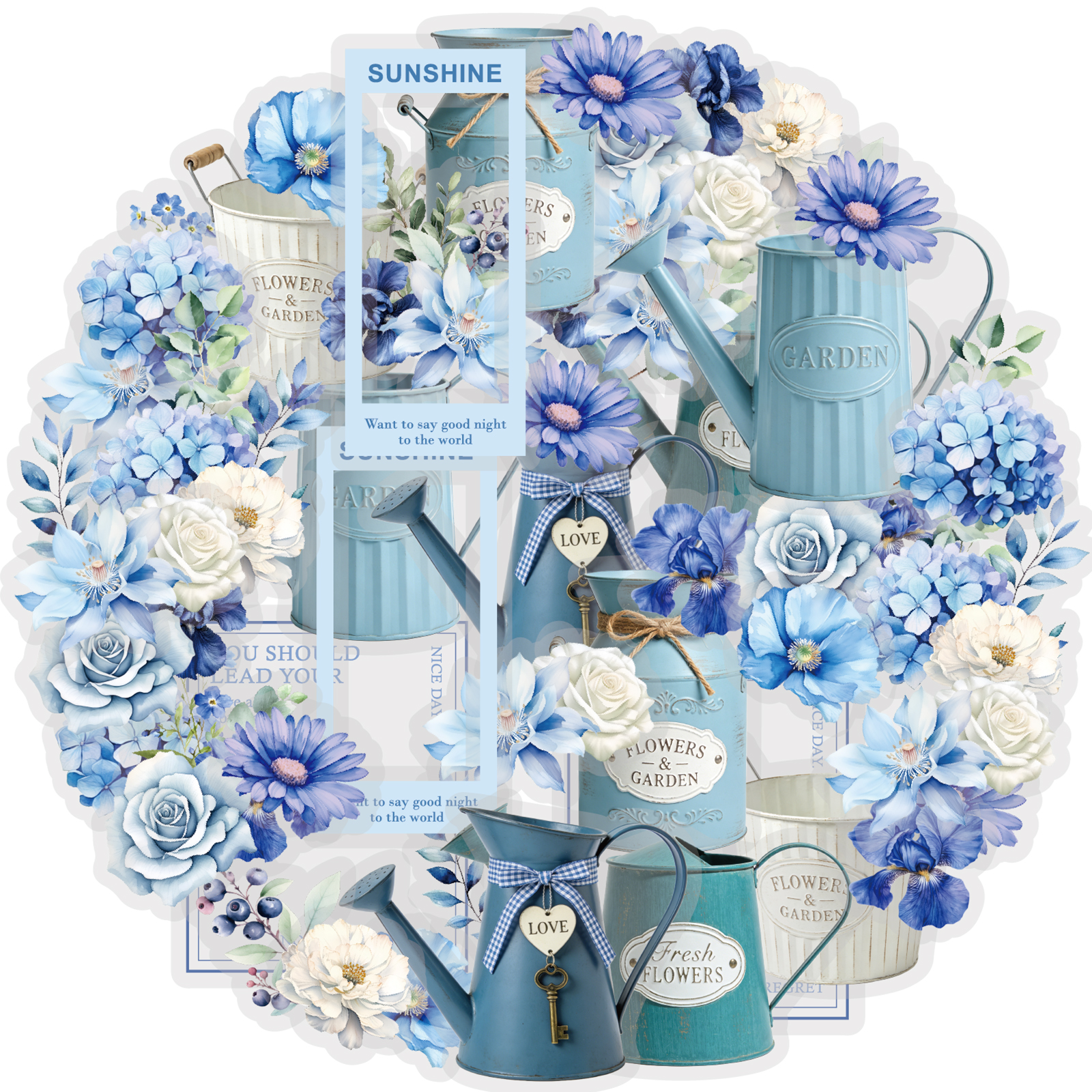 Pet Supplies Gift Card - Etori Life 20Pcs Fresh Blue Series