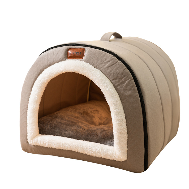 Calming Dog Bed - Winter Dog Bed Self-Warming Puppy House