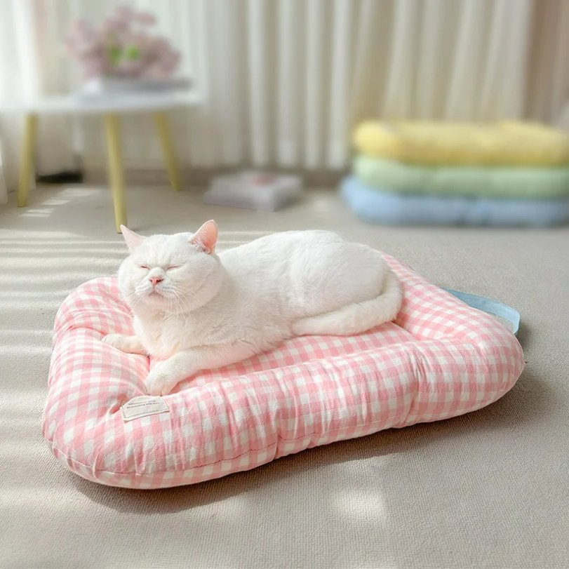 Cute Plaid Dog Cat Cushion  Ch – обзор и цена Calming Dog Bed