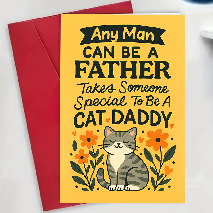 1Pcs Father's Day Greeting Car – обзор и цена Pet Supplies Gift Card