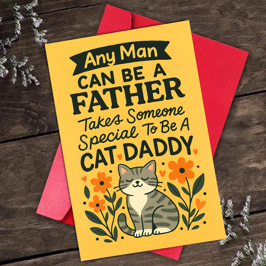 1Pcs Father's Day Greeting Car – обзор и цена Pet Supplies Gift Card