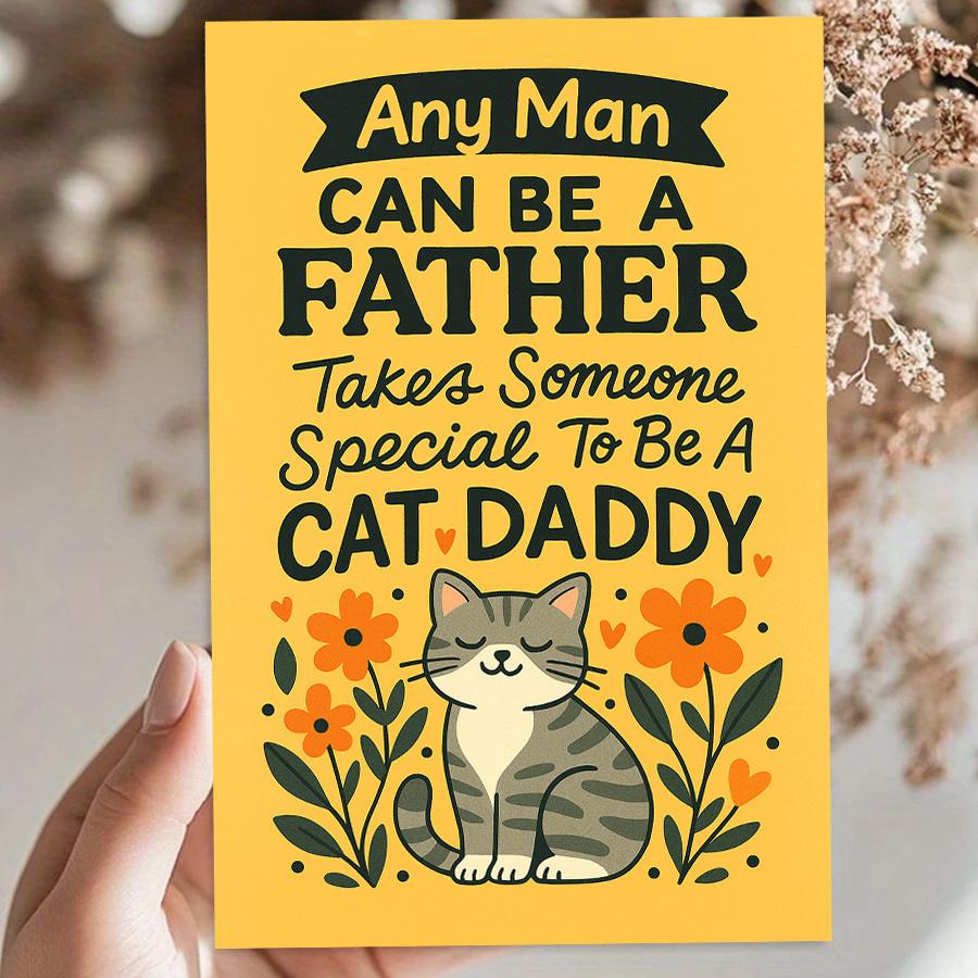 1Pcs Father's Day Greeting Car – обзор и цена Pet Supplies Gift Card