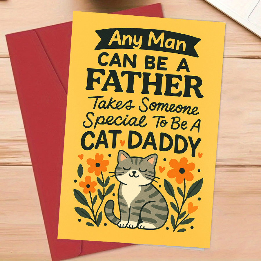 1Pcs Father's Day Greeting Car – обзор и цена Pet Supplies Gift Card