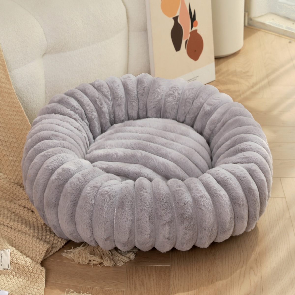 40-80cm Fluffy Pets Dogs Beds  – обзор и цена Calming Dog Bed