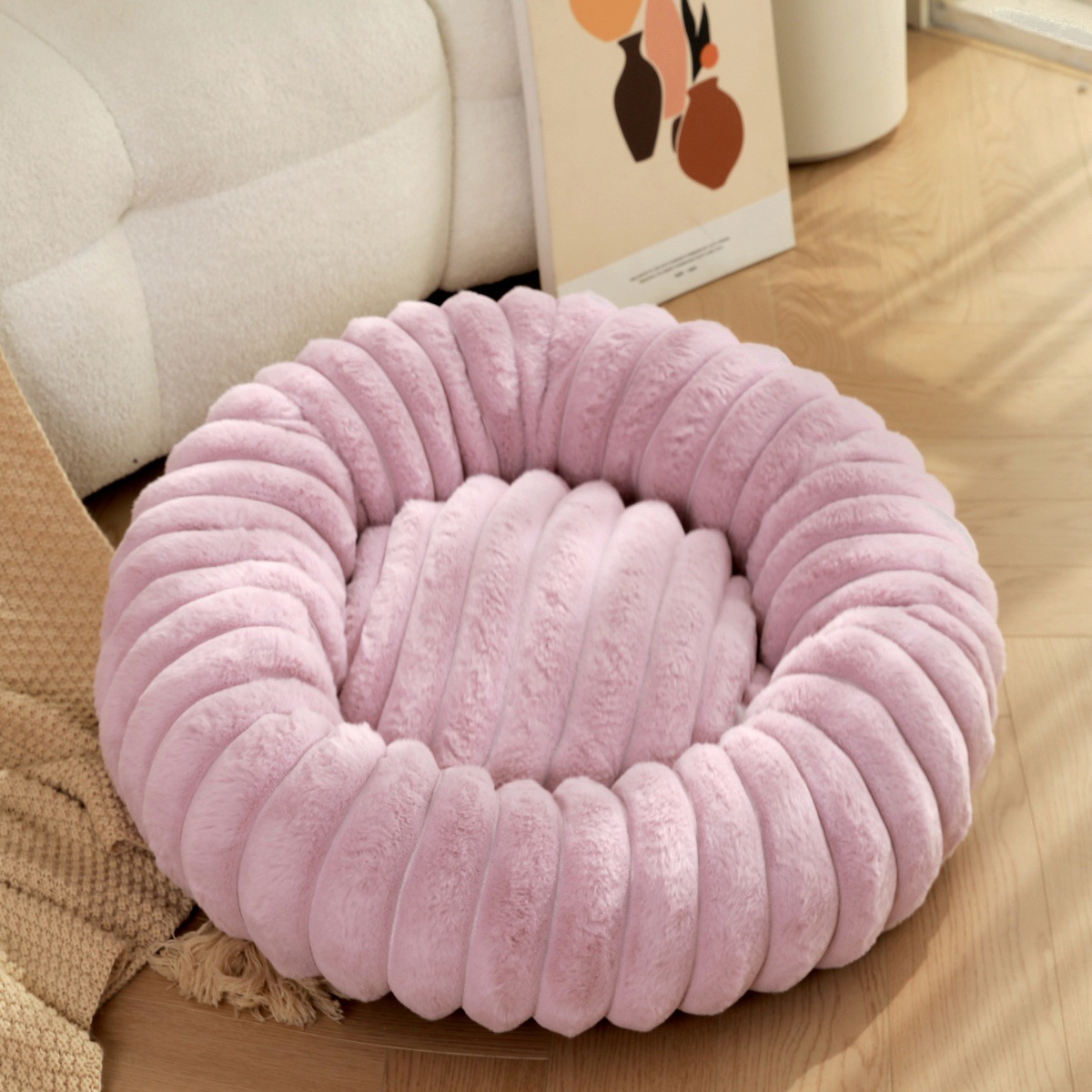 40-80cm Fluffy Pets Dogs Beds  – обзор и цена Calming Dog Bed