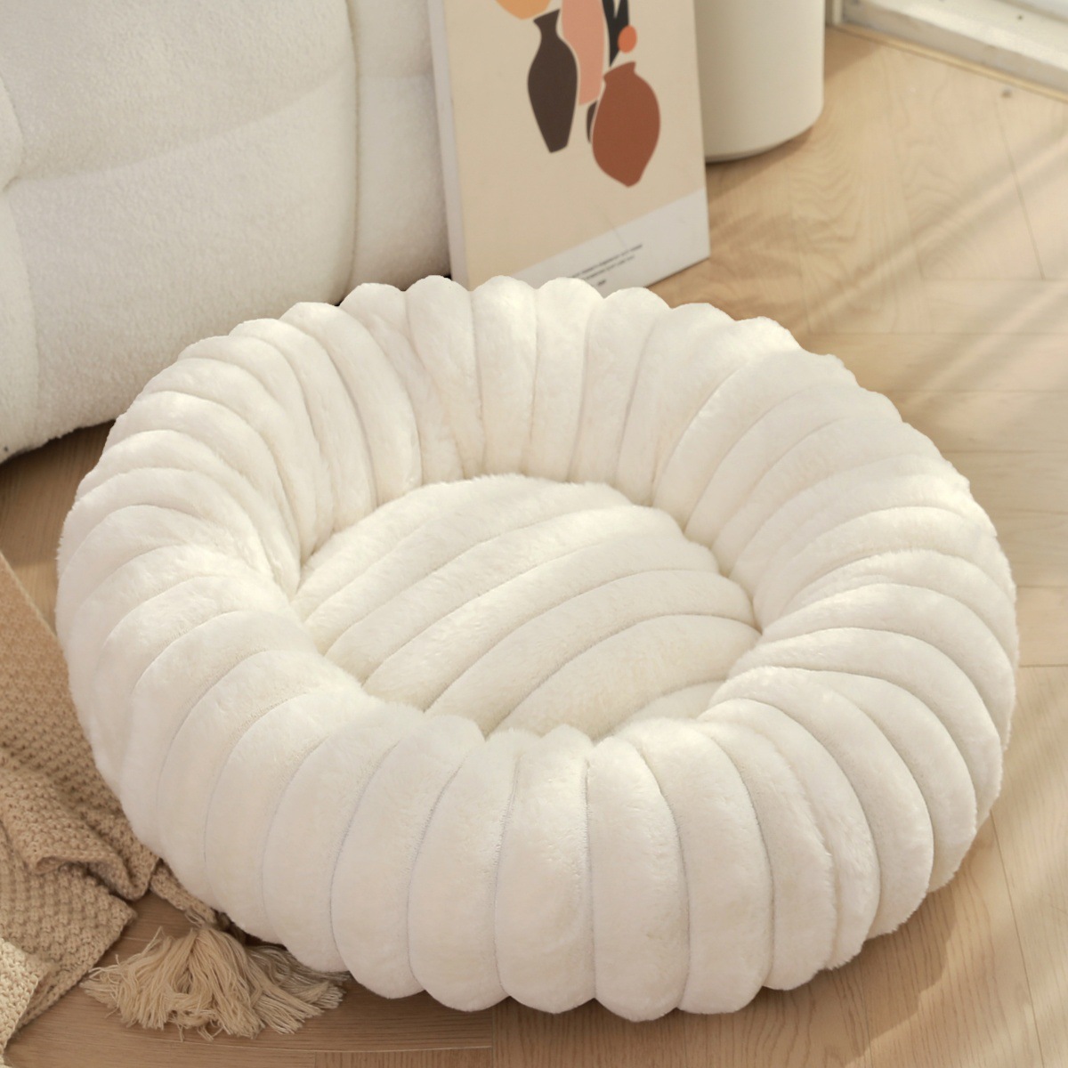 40-80cm Fluffy Pets Dogs Beds  – обзор и цена Calming Dog Bed