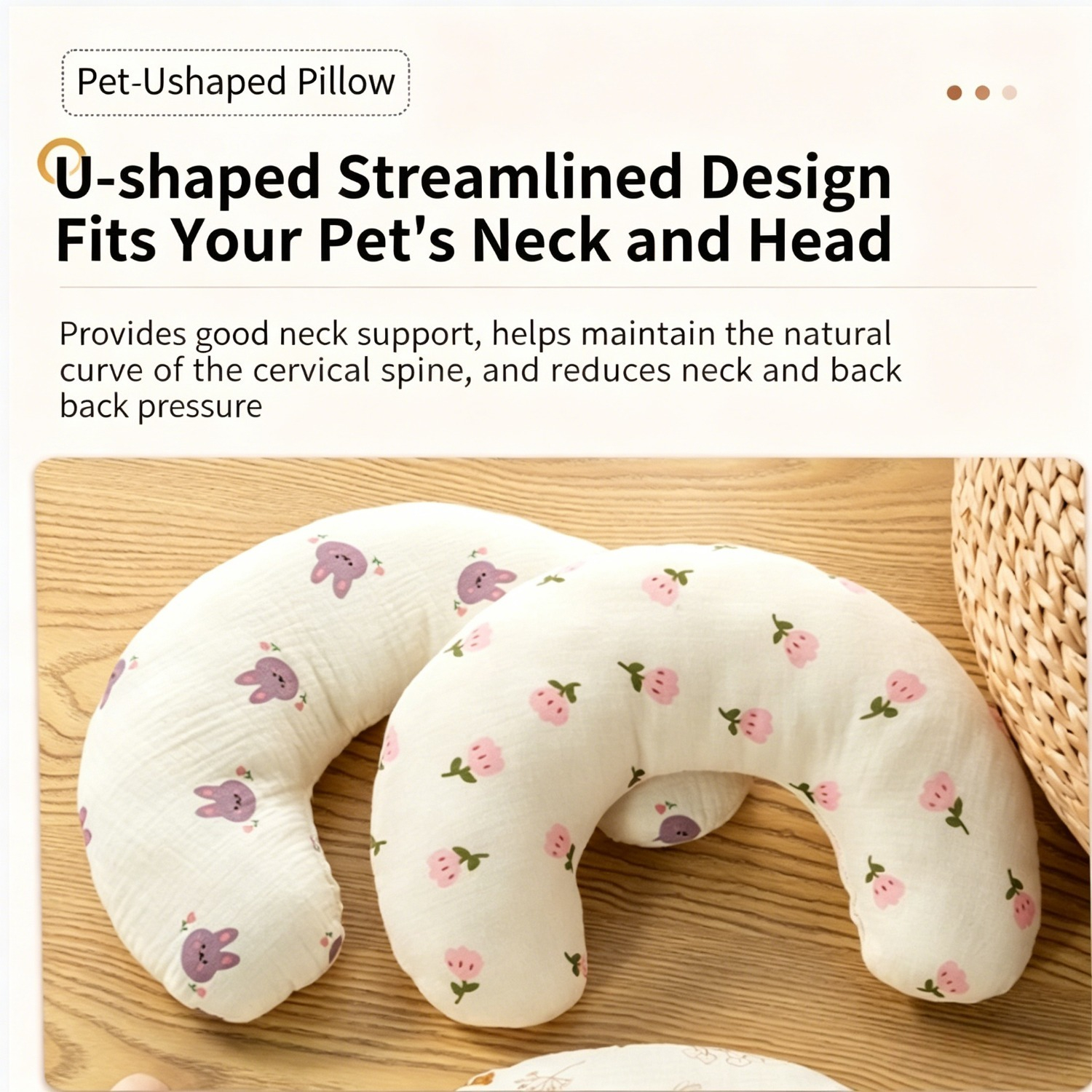 Pet Pillow Cat Pillow Washable – обзор и цена Calming Dog Bed