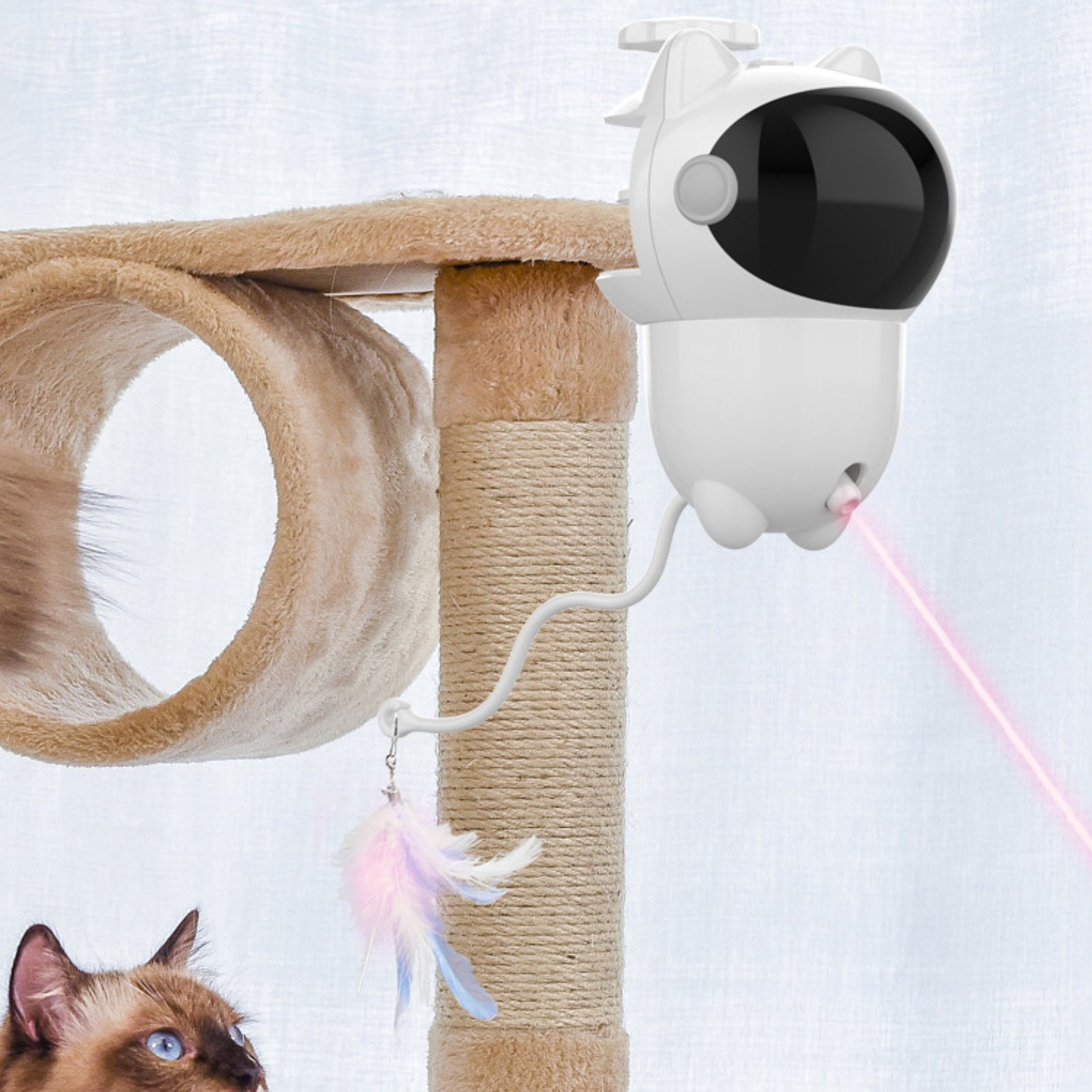 Automatic Feather Feline Toy T – обзор и цена Pet Supplies Reno