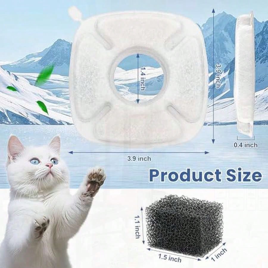 16 Pack Cat Water Fountain Rep – обзор и цена Cat Water Fountain Filter