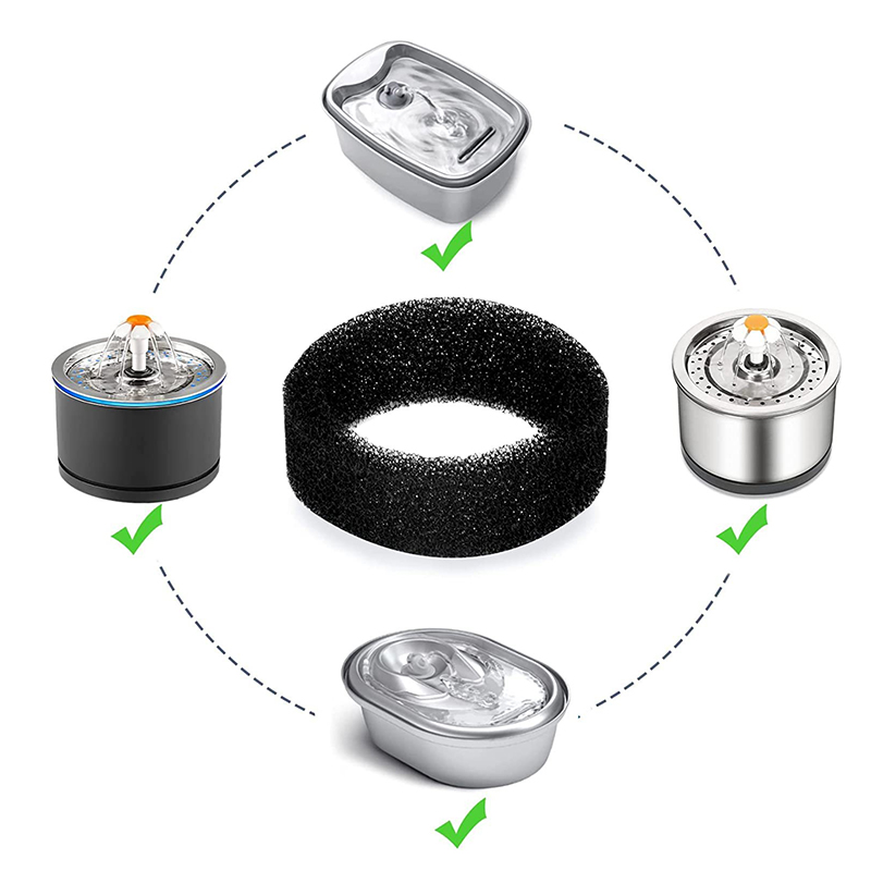 4PCS Pet Fountain Filter Pet W – обзор и цена Cat Water Fountain Filter