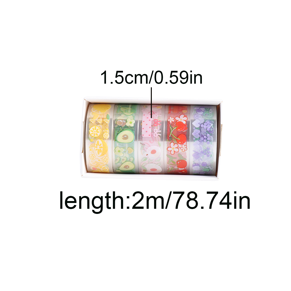 5 Rolls Clear PET Washi Tape S – обзор и цена Pet Supplies Us