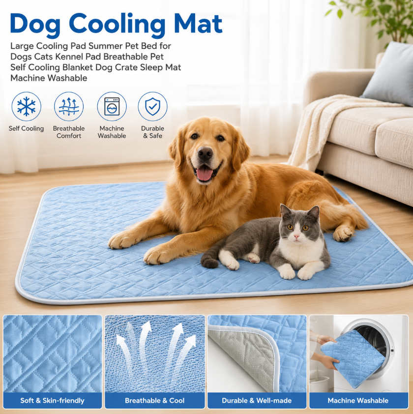1PC A Pet Cooling Pad Ceiling  – обзор и цена Calming Dog Bed