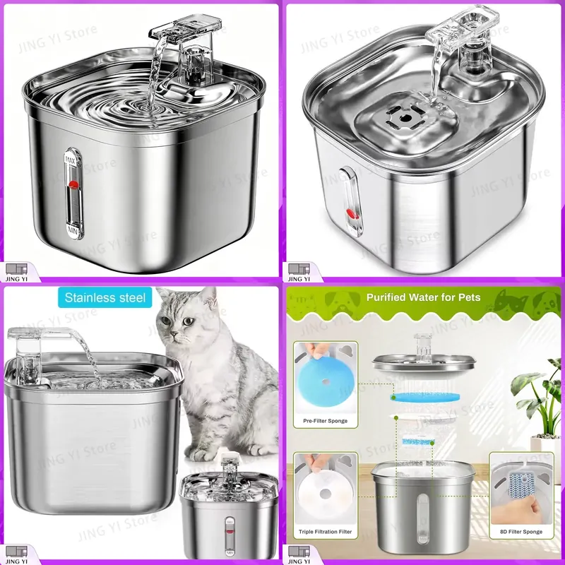 Automatic Pet Water Fountain 2 – обзор и цена Cat Water Fountain Filter