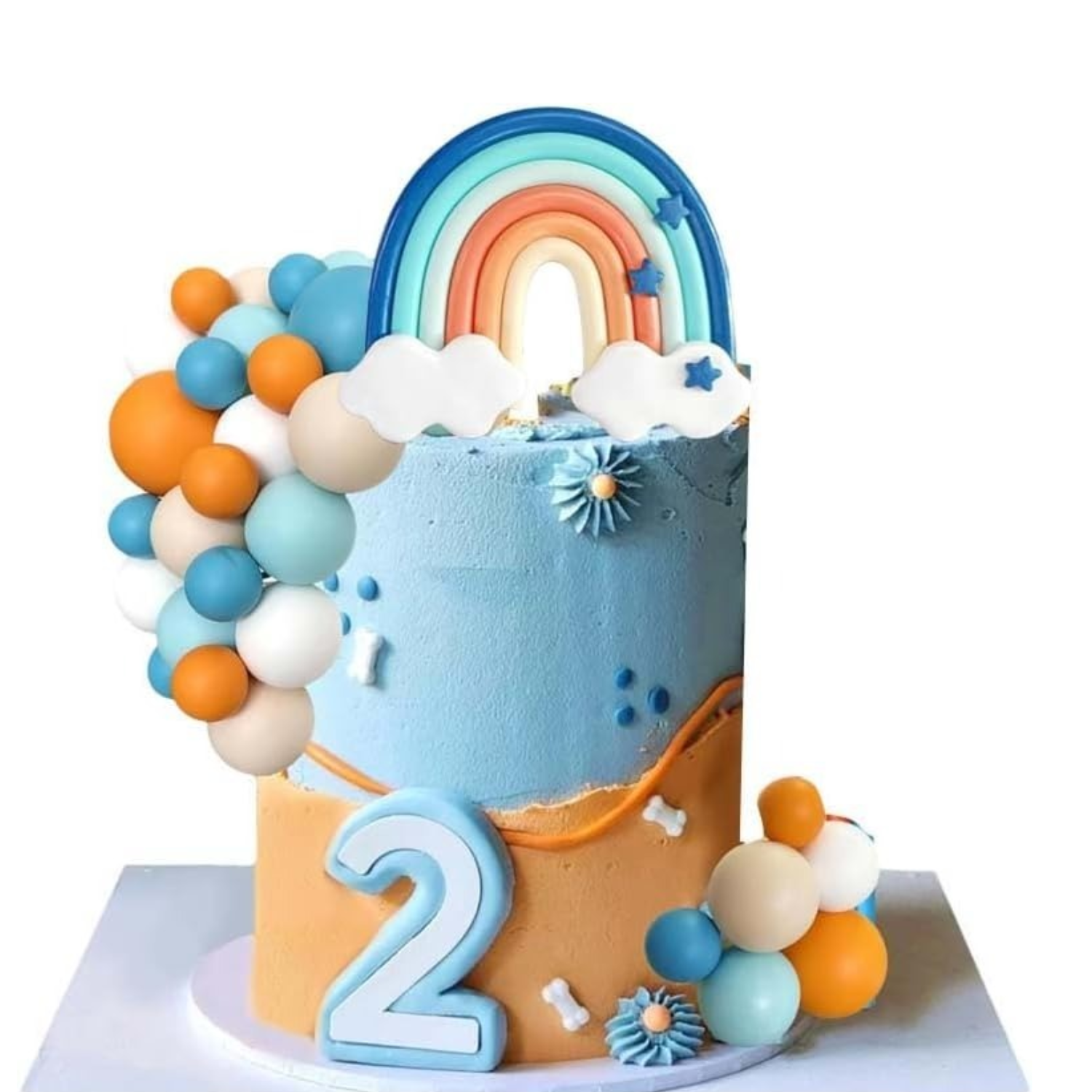 14pcs Blue Rainbow Cake Topper – обзор и цена Pet Supplies Direct
