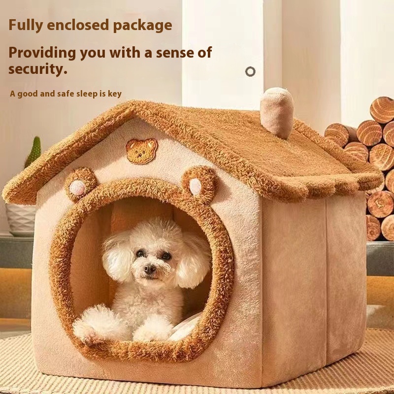 All Season Dog House Style Bed – обзор и цена Calming Dog Bed