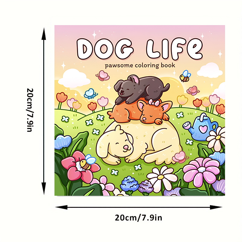 28 Pages Dog Style Coloring Bo – обзор и цена Pet Supplies Direct