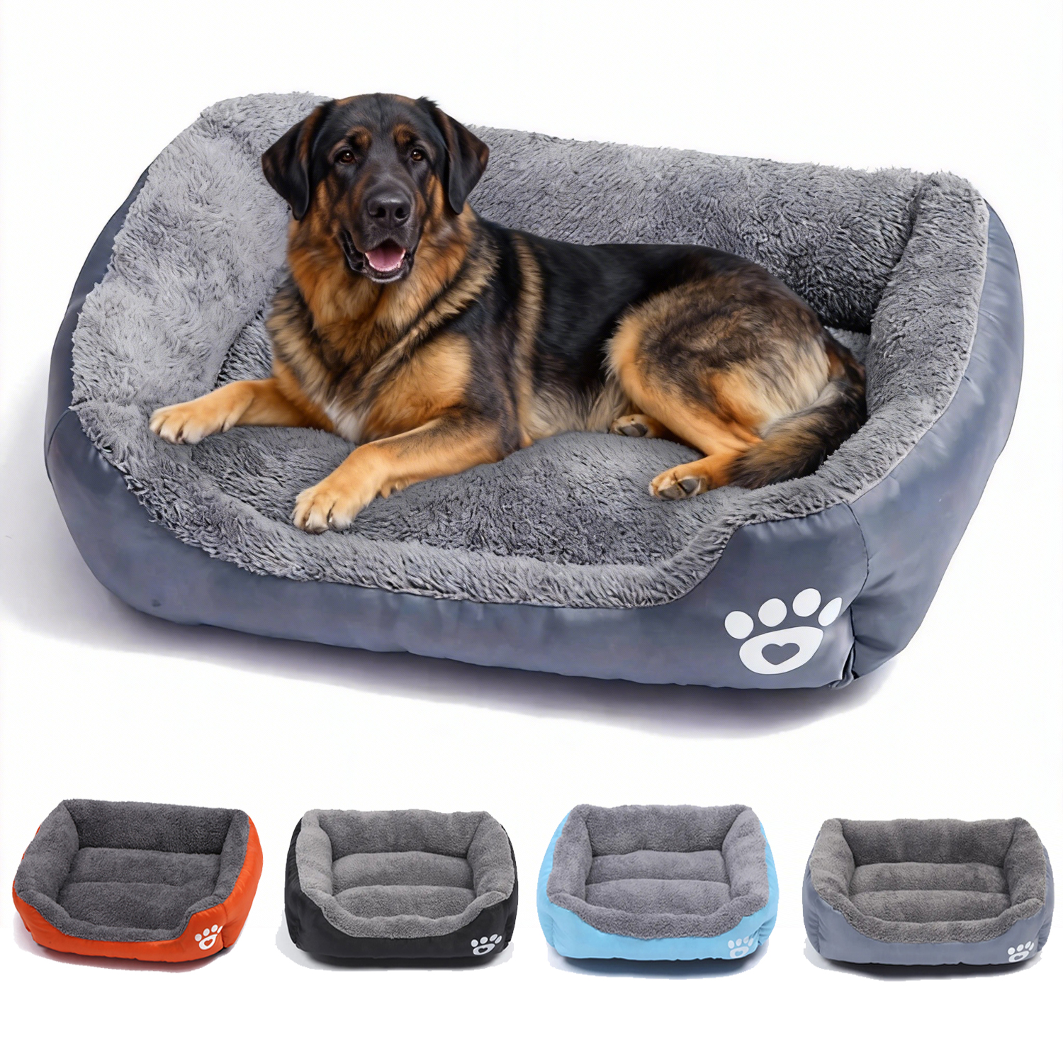 Soft Square Large Dog Sofa Ela – обзор и цена Calming Dog Bed