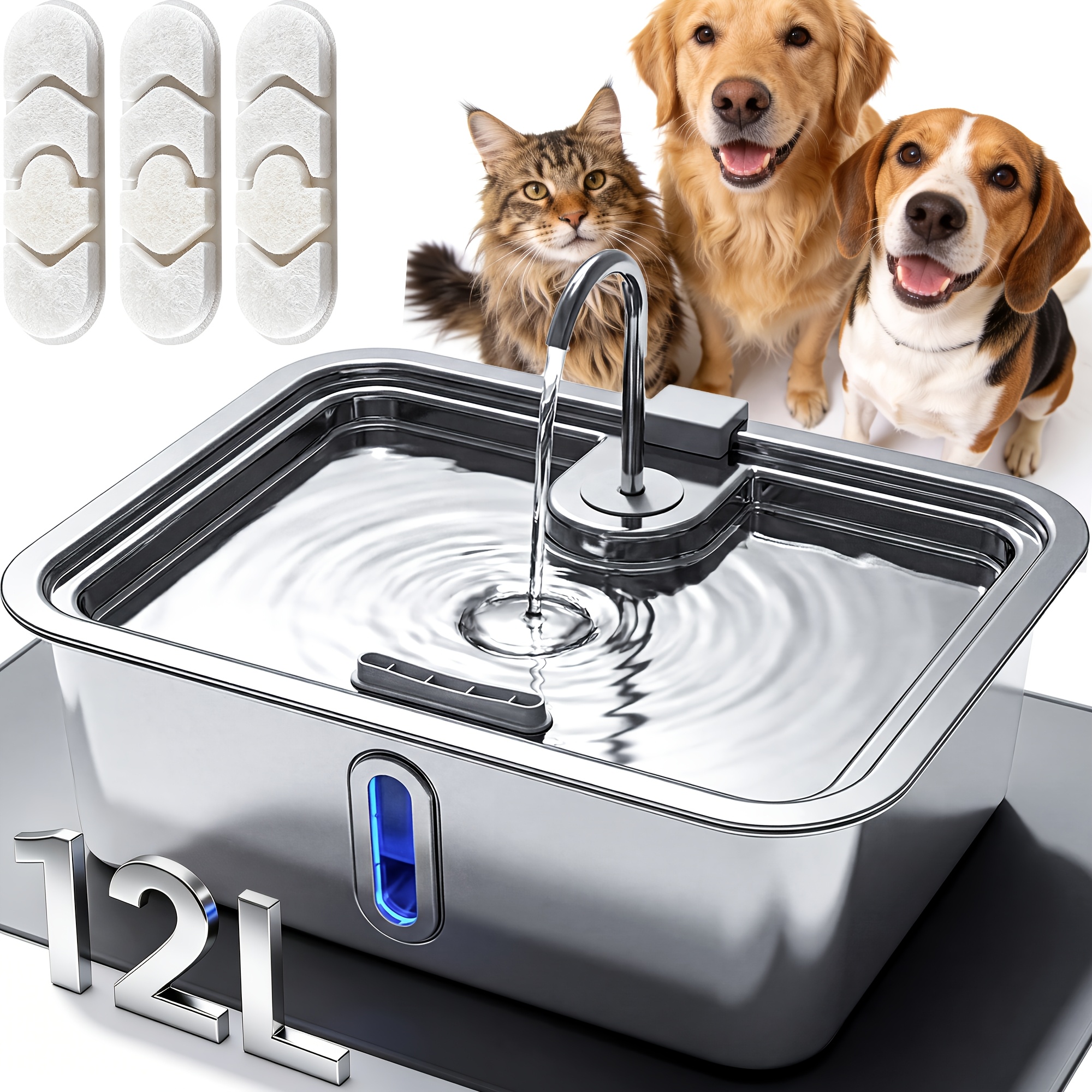 3.17gal/3.96gal/4.76gal Automa – обзор и цена Cat Water Fountain Filter