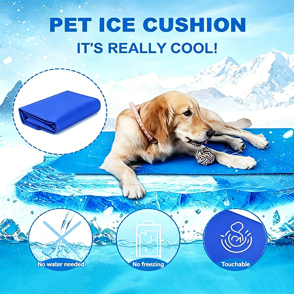 Summer Gel Pet Cooling Bed Mat – обзор и цена Calming Dog Bed