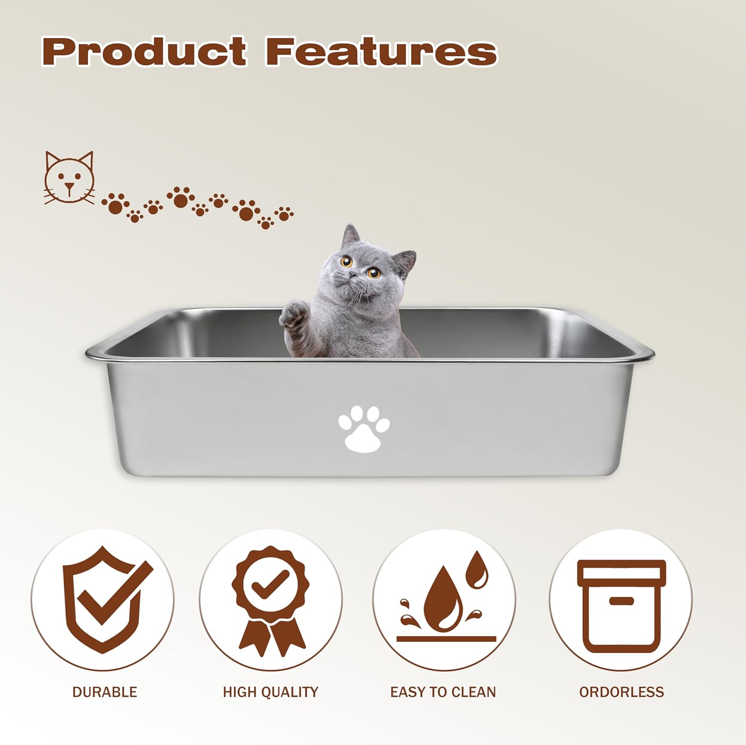 Stainless Steel Cat Litter Box – обзор и цена Pet X Supplies & Tack Howell Photos