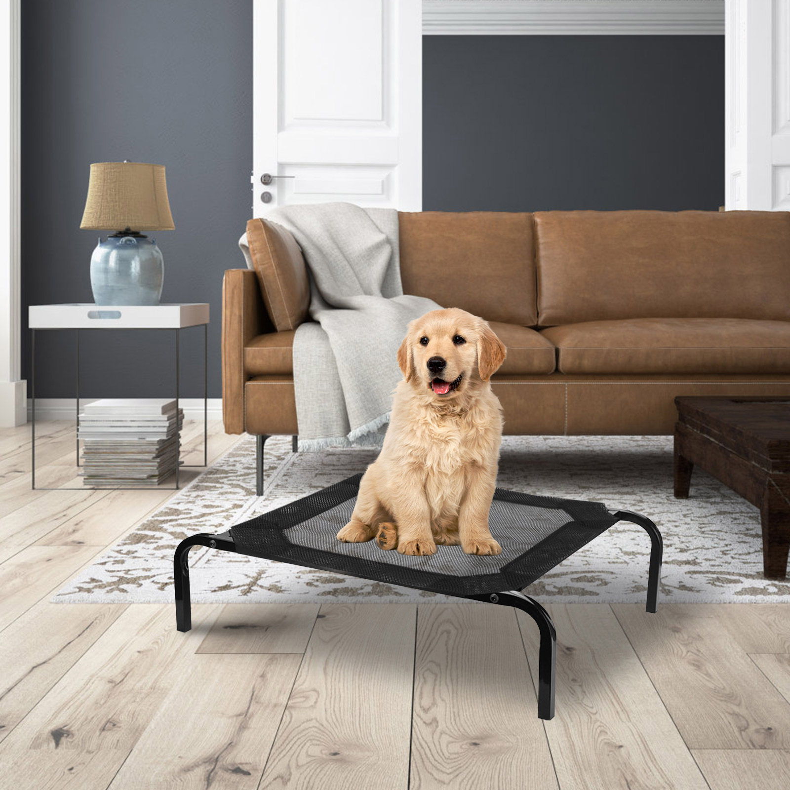 Dog Bed Mesh Cover Elevated Pe – обзор и цена Calming Dog Bed